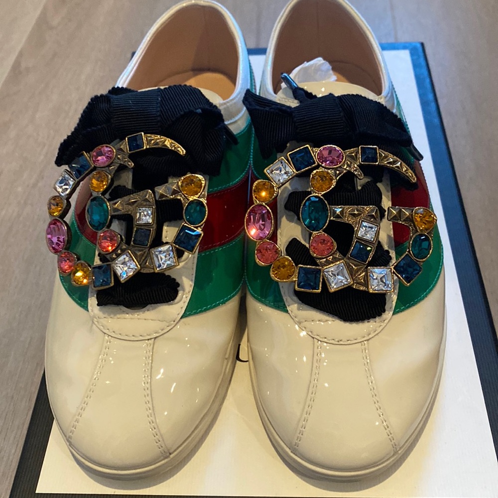 GUCCI SNEAKERS W/ Vernice crystal